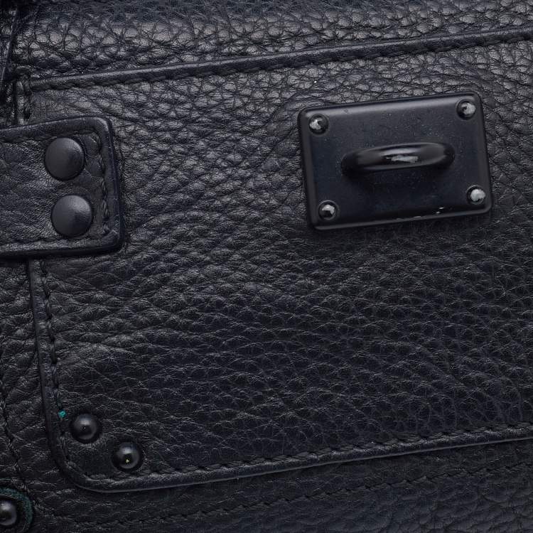 Pre Owned Chloe Black Leather Paddington Clutch