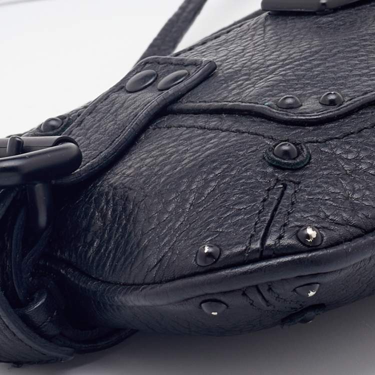 Pre Owned Chloe Black Leather Paddington Clutch