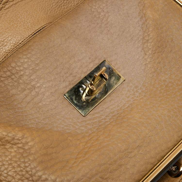 Pre Owned Chloe Brown Leather Medium Sally Shoulder Bag