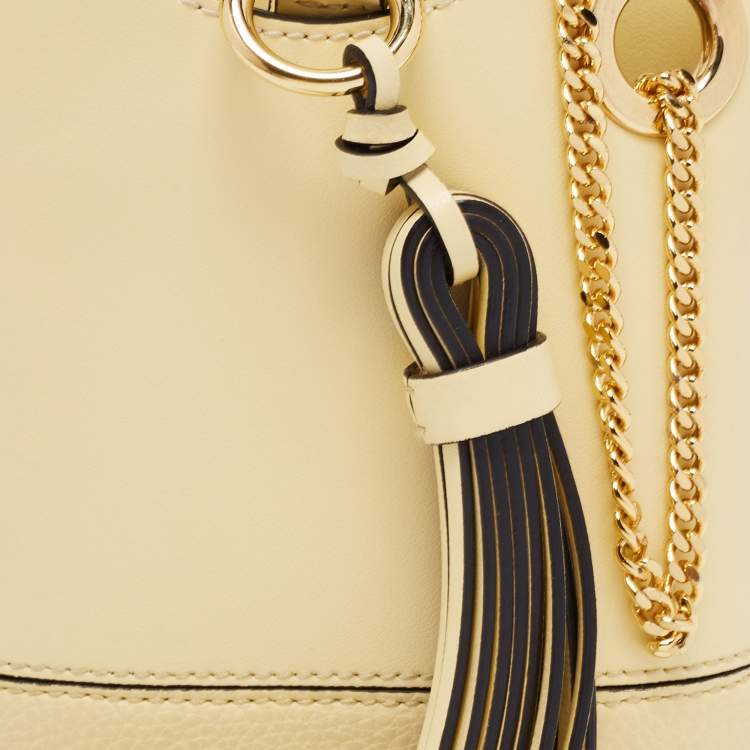 Pre Owned Chloe Yellow Leather Shoulder Bag