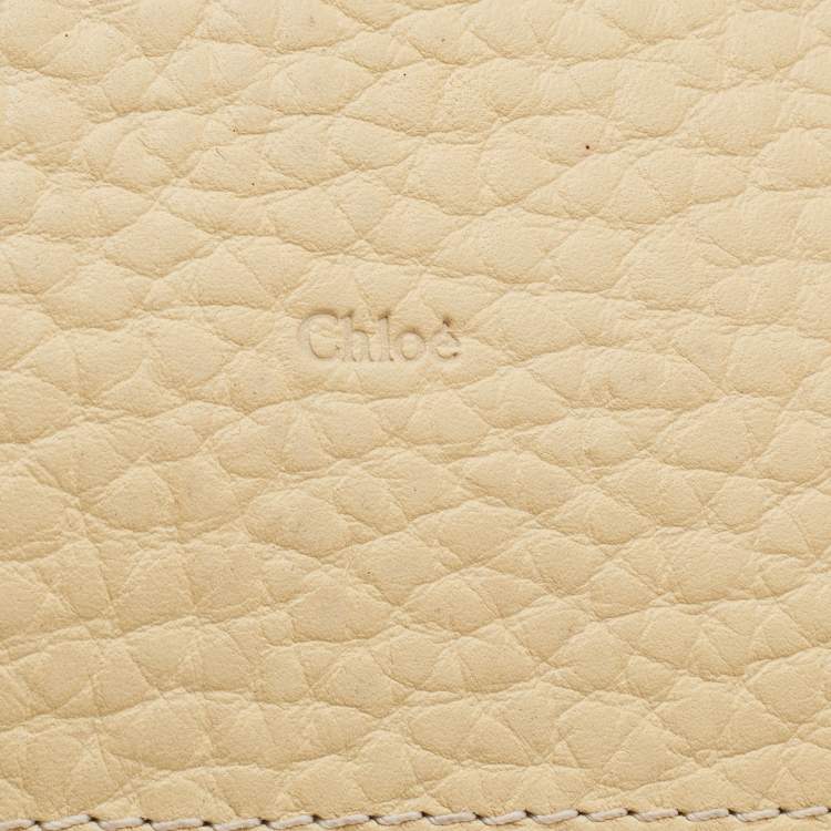 Pre Owned Chloe Beige Leather Medium Sally Shoulder Bag