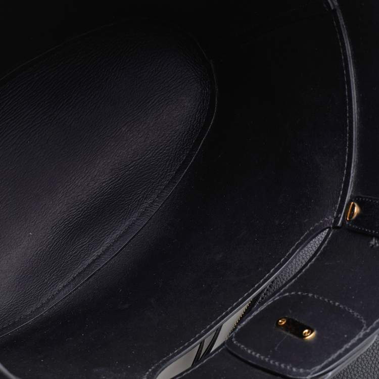 Pre Owned Chloe Black Leather Small Aby Tote