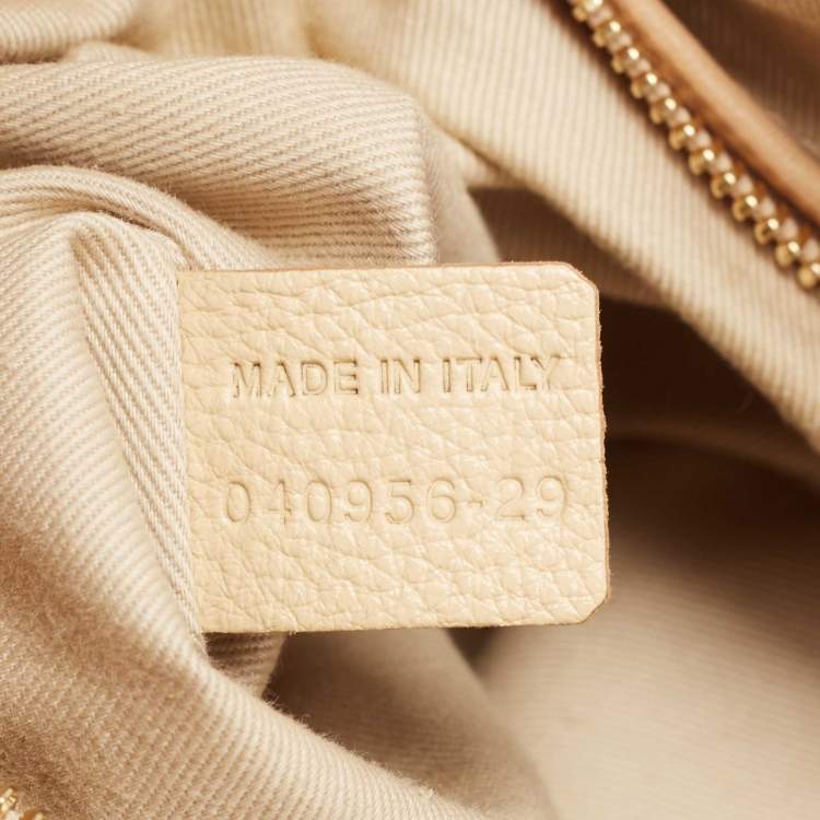 Pre Owned Chloe Beige Python Medium Paraty Satchel
