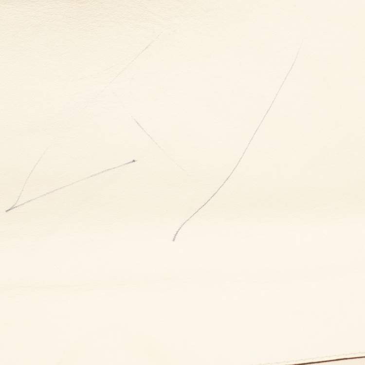 مملوكة مسبقًا Chloe Cream Leather Large Elsie Shoulder Bag