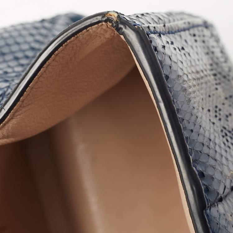 مملوكة مسبقًا Chloe Blue Karung Medium Elsie Shoulder Bag