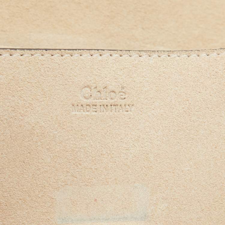 Pre Owned Chloe Multicolor Leather and Leopard Print Calf Hair Drew Shoulder Bag