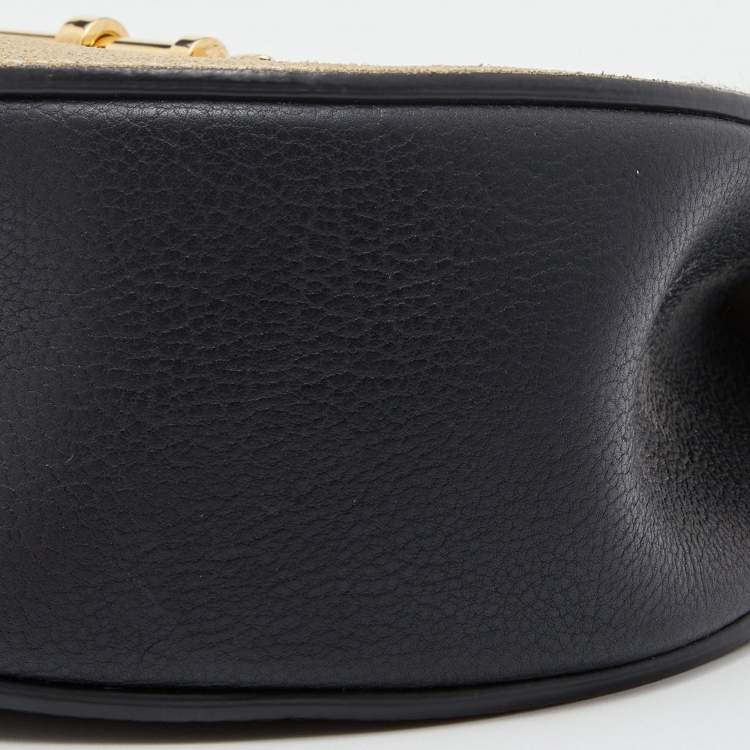 Pre Owned Chloe Multicolor Leather and Leopard Print Calf Hair Drew Shoulder Bag