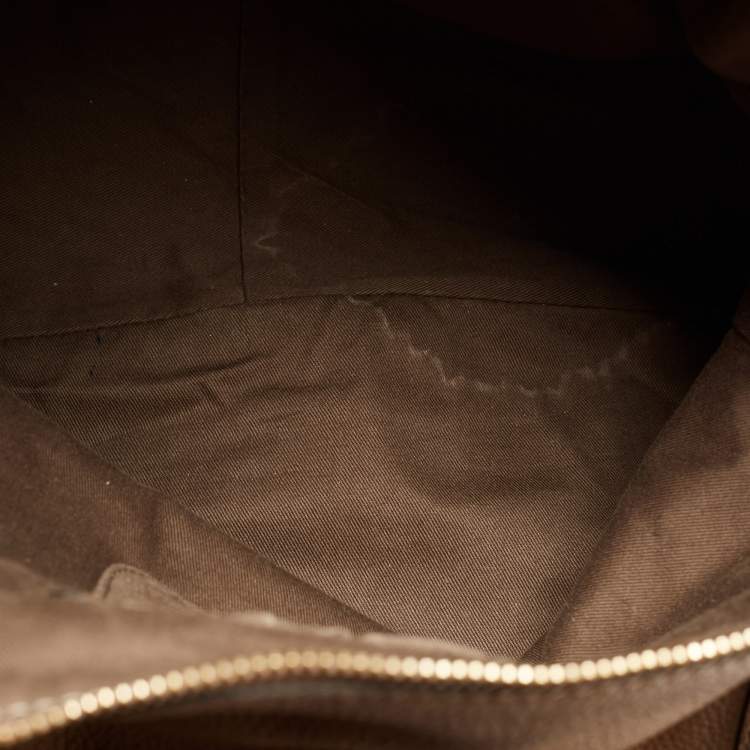 Pre Owned Chloe Beige Leather Large Marcie Shoulder Bag