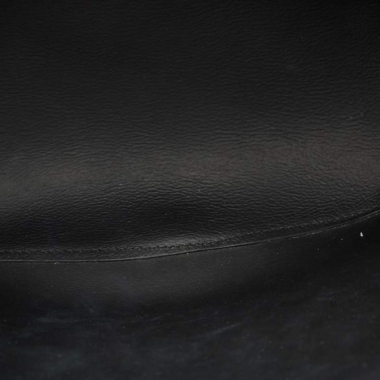 Pre Owned Chloe Black Leather Medium Aby Shopper Tote