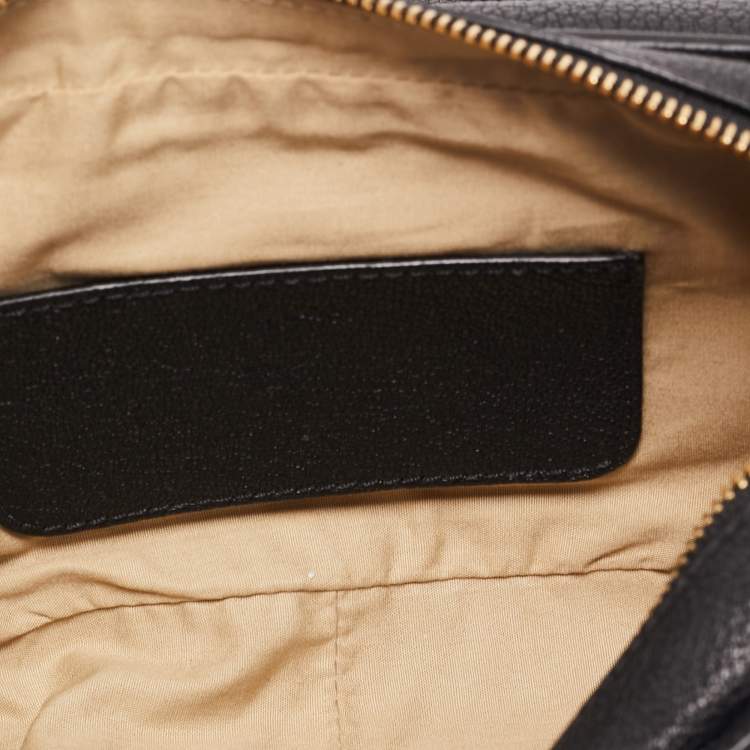 مملوكة مسبقًا Chloe Black Leather Elsie Crossbody Bag