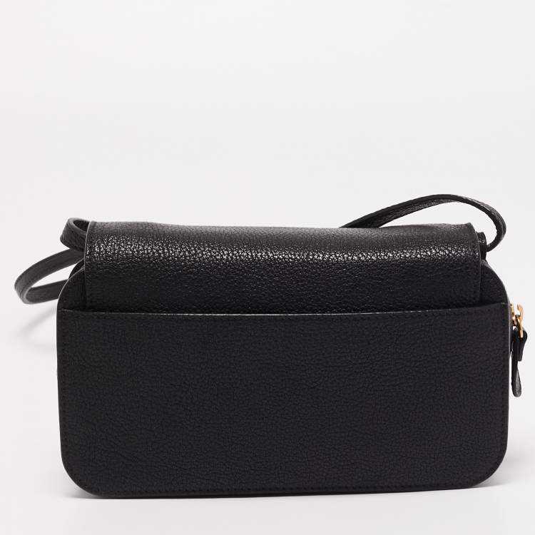 مملوكة مسبقًا Chloe Black Leather Elsie Crossbody Bag