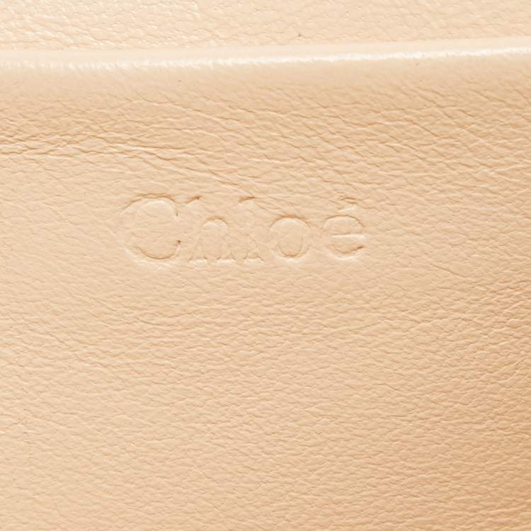 Pre Owned Chloe Brown Leather Large Elsie Shoulder Bag