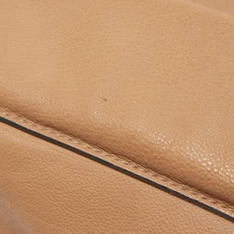 Pre Owned Chloe Brown Leather Large Elsie Shoulder Bag