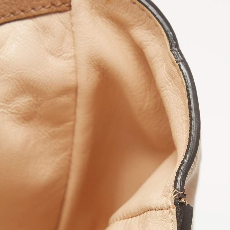 Pre Owned Chloe Brown Leather Large Elsie Shoulder Bag