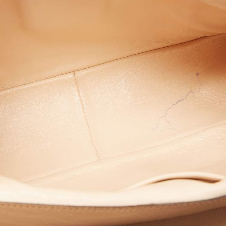 Pre Owned Chloe Brown Leather Large Elsie Shoulder Bag