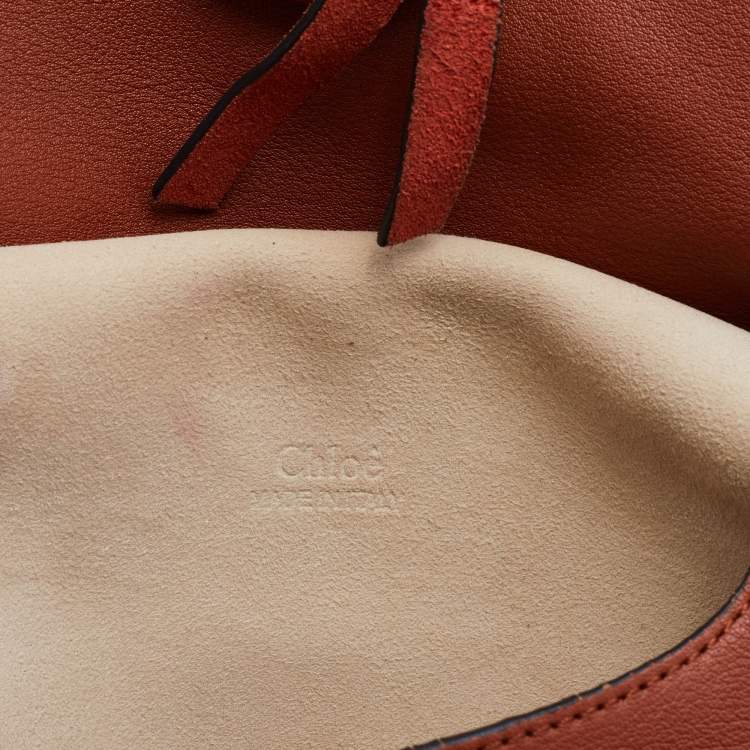 Pre Owned Chloe Tan Leather Mini Kurtis Shoulder Bag