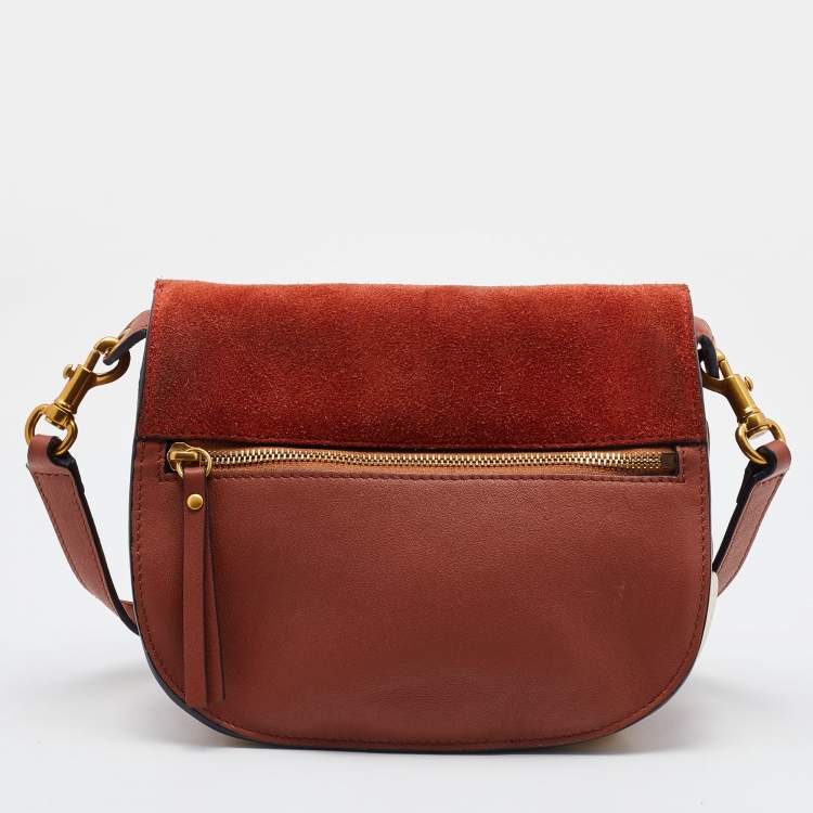 Pre Owned Chloe Tan Leather Mini Kurtis Shoulder Bag