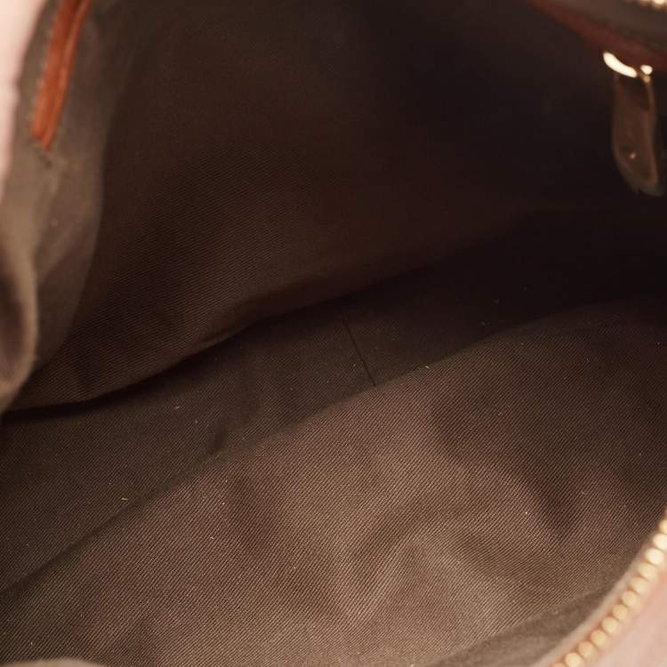 Pre Owned Chloe Brown Leather Medium Marcie Top Handle Bag