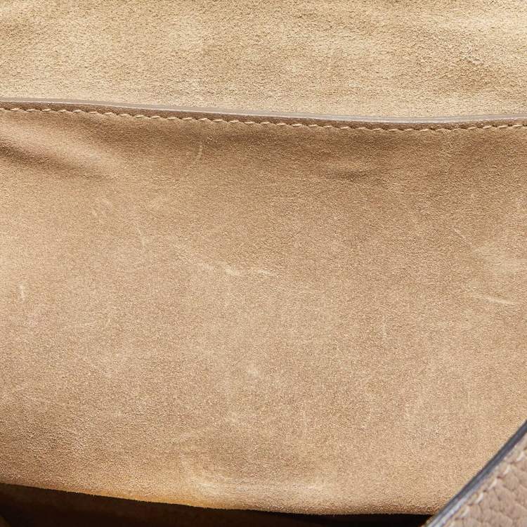Pre Owned Chloe Beige Leather Medium Drew Shoulder Bag