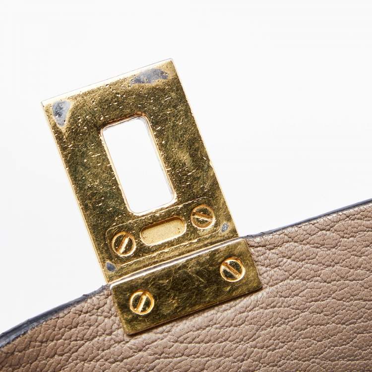 Pre Owned Chloe Beige Leather Medium Drew Shoulder Bag