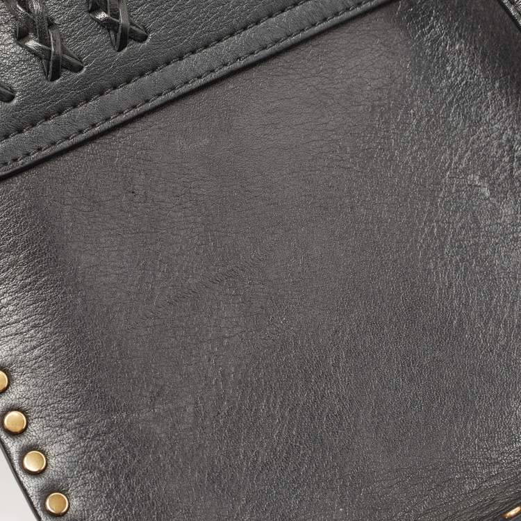 Pre Owned Chloe Black Leather Mini Hudson Shoulder Bag