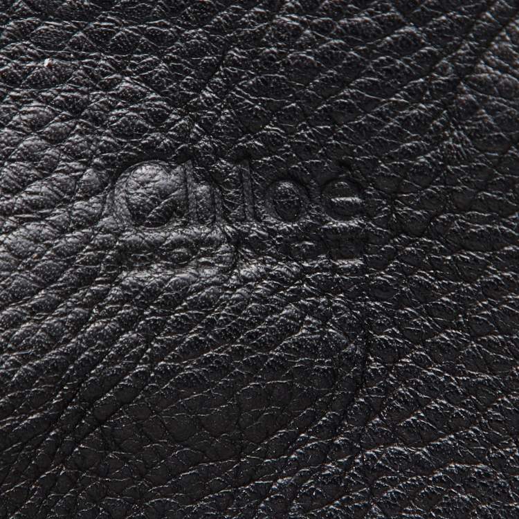 Pre Owned Chloe Black Studded Leather Paddington Tote