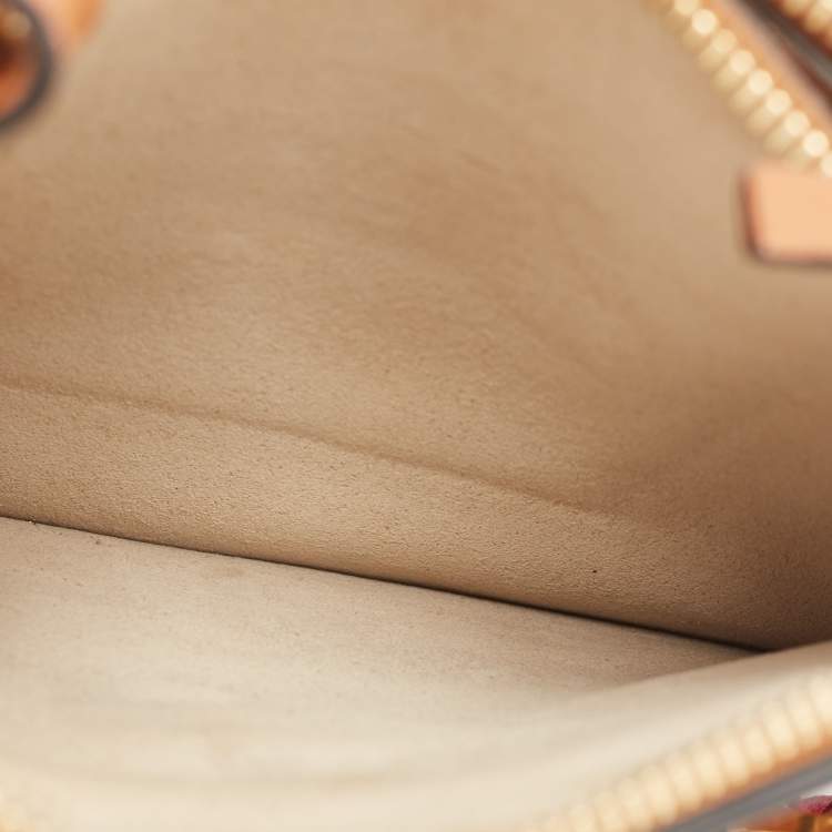 Pre Owned Chloe Brown Leather and Suede  Small Jane Tassel Shoulder Bag