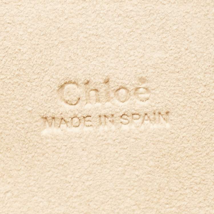 مملوكة مسبقًا Chloe Yellow Leather and Suede Small Faye Shoulder Bag