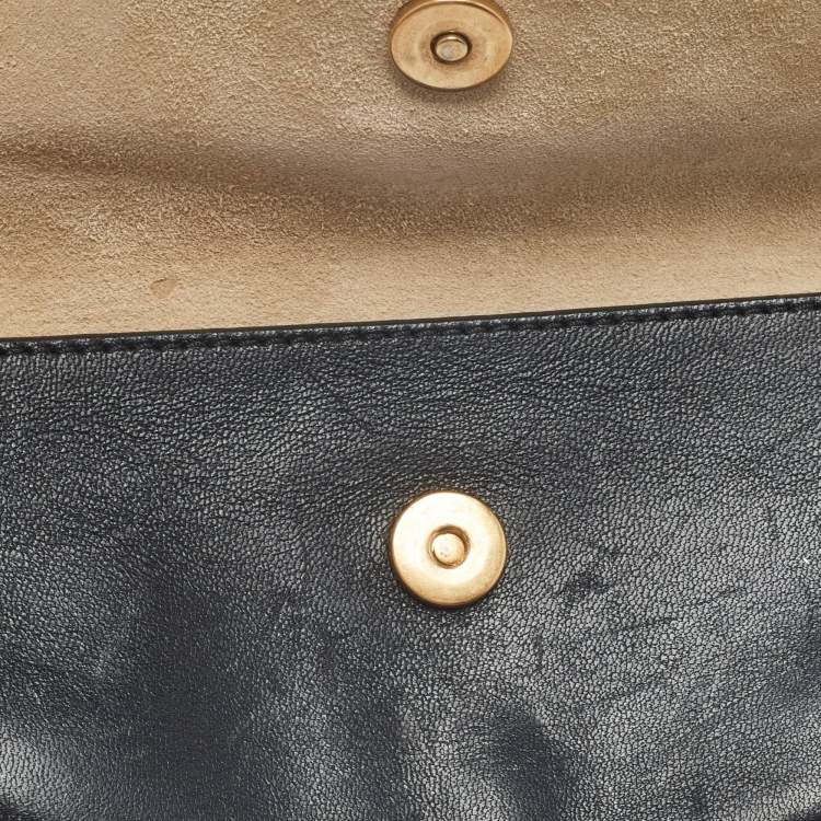 Pre Owned Chloe Black Leather Georgia Convertible Belt Bag