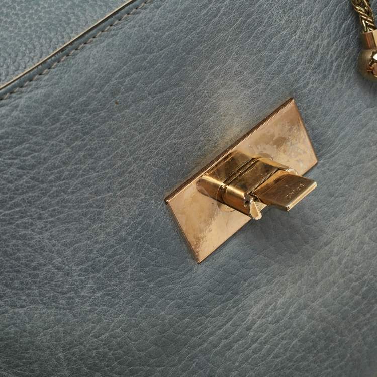 مملوكة مسبقًا Chloe Dusky Leather Medium Sally Shoulder Bag