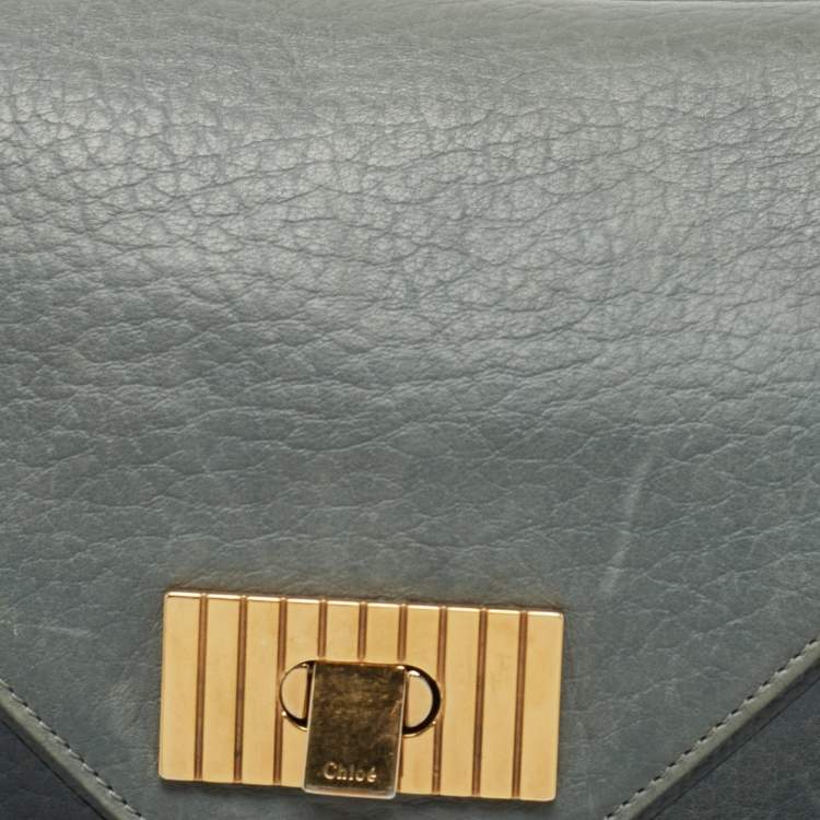 مملوكة مسبقًا Chloe Dusky Leather Medium Sally Shoulder Bag