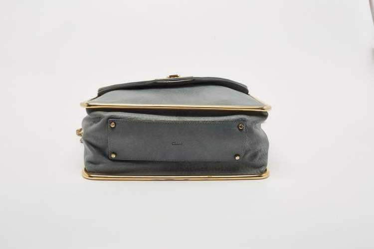 مملوكة مسبقًا Chloe Dusky Leather Medium Sally Shoulder Bag