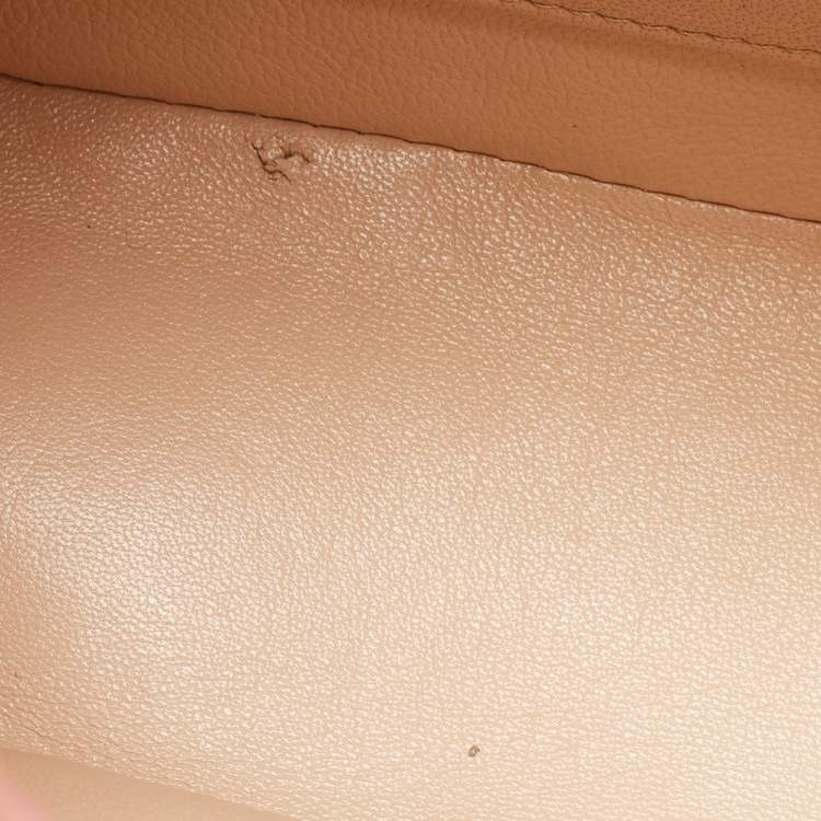 Pre Owned Chloe Blue Leather Small Elsie Shoulder Bag