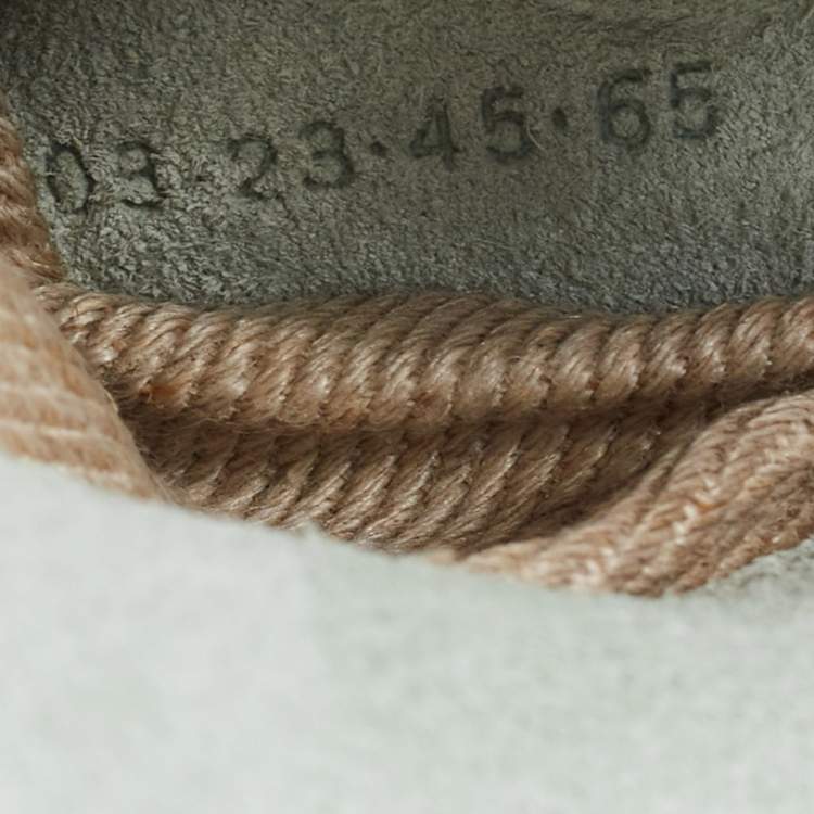 مملوكة مسبقًا Chloe Airy Green Suede and Leather Small Marcie Saddle Bag