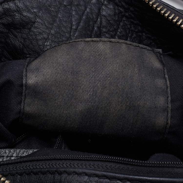 Pre Owned Chloe Black Leather Medium Paddington Satchel