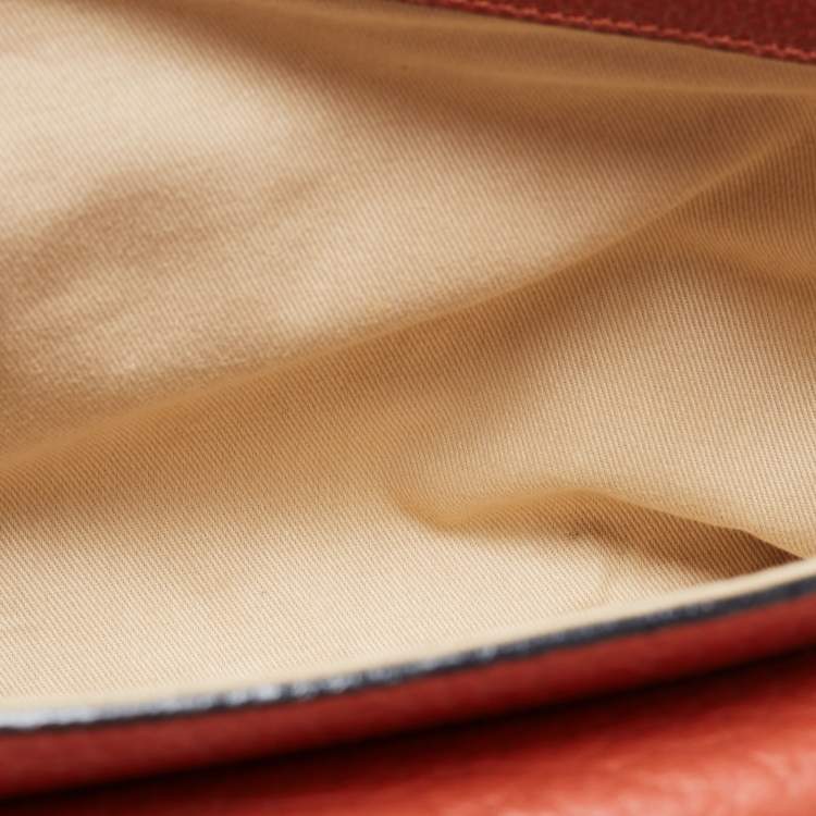 مملوكة مسبقًا Chloe Brown Leather Medium Sally Shoulder Bag