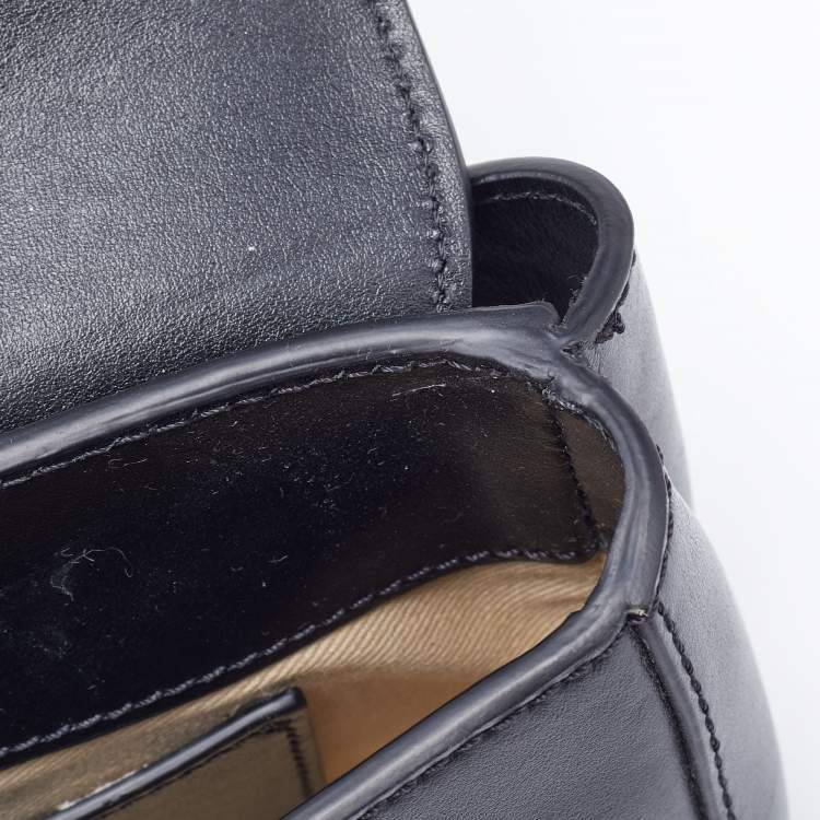Pre Owned Chloe Black Leather and Suede C Belt Bag             