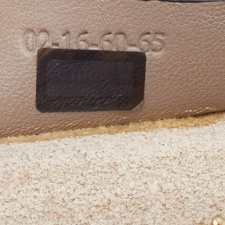 Pre Owned Chloe Beige Leather and Suede Jane Tassel Crossbody Bag