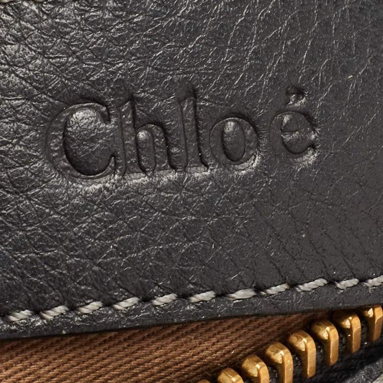 Pre Owned Chloe Black Leather Medium Marcie Shoulder Bag