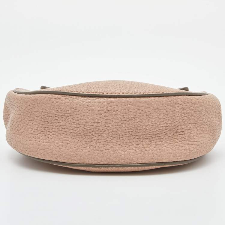 Pre Owned Chloe Pink Leather Small Drew Shoulder Bag
