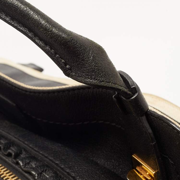 مملوكة مسبقًا Chloe Black Leather Margaret Shoulder Bag