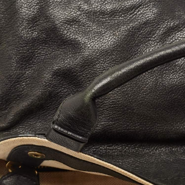 مملوكة مسبقًا Chloe Black Leather Margaret Shoulder Bag