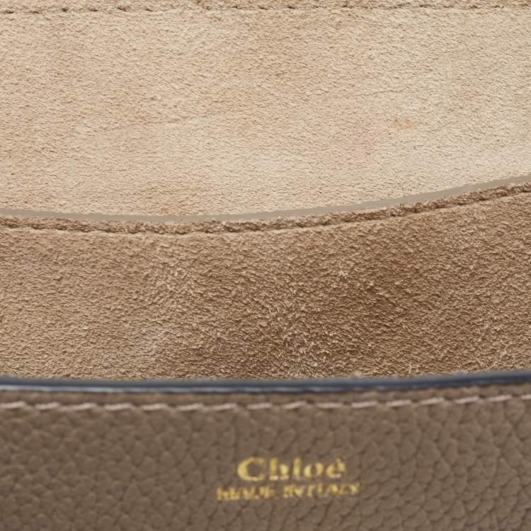 Pre Owned Chloé  Beige Leather Medium Drew Shoulder Bag