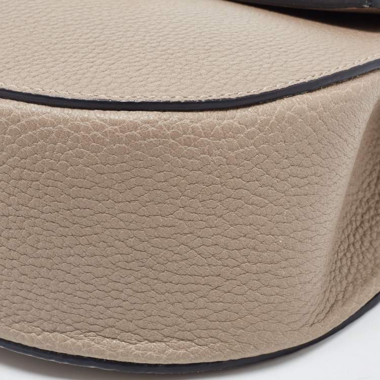 Pre Owned Chloé  Beige Leather Medium Drew Shoulder Bag