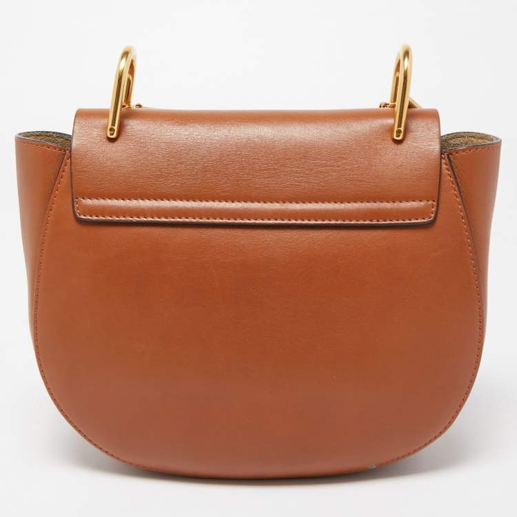 Pre Owned Chloe Multicolor Leather and Suede Medium Drew Shoulder Bag