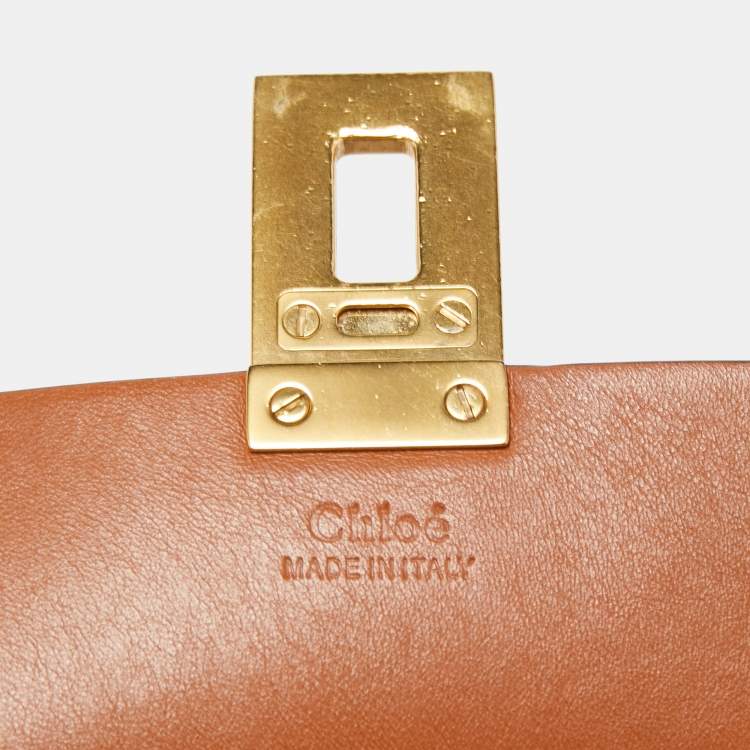 Pre Owned Chloe Multicolor Leather and Suede Medium Drew Shoulder Bag