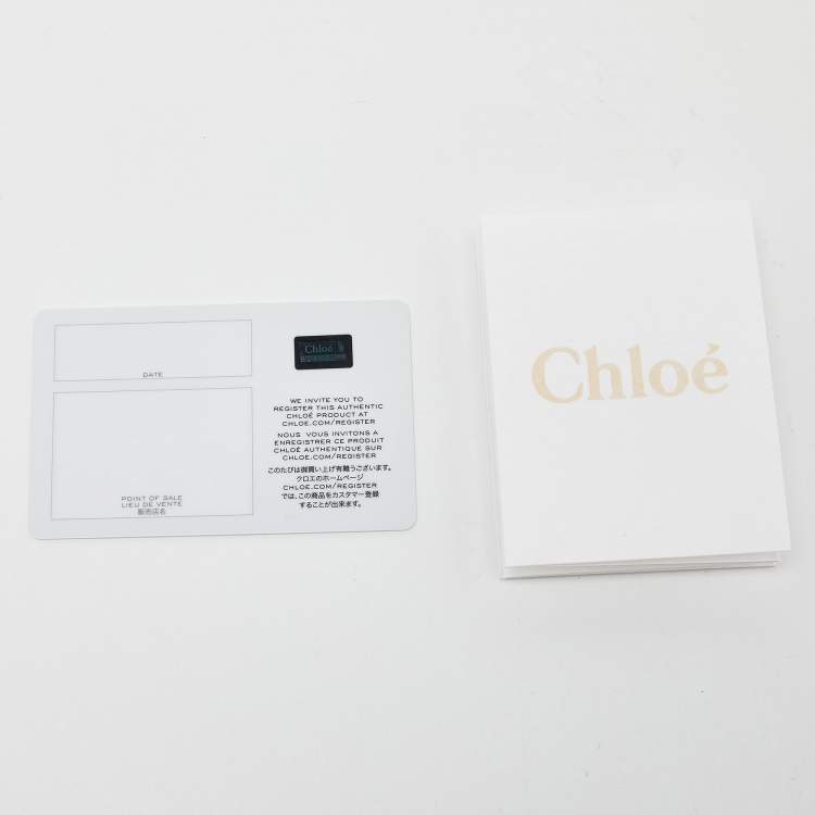 Pre Owned Chloé Black Leather Mini Drew Chian Shoulder Bag