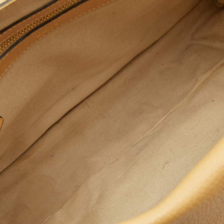 Pre Owned Chloe Beige Leather Medium Sally Shoulder Bag