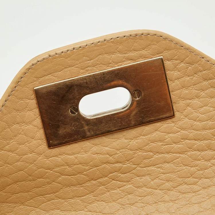 Pre Owned Chloe Beige Leather Medium Sally Shoulder Bag