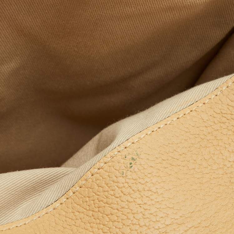 Pre Owned Chloe Beige Leather Medium Sally Shoulder Bag